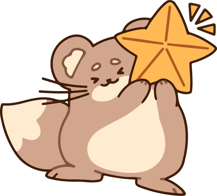 image of Pebble with a star